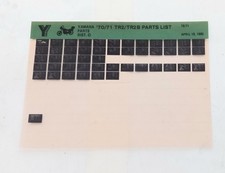 Yamaha Race TR2/B SPARE PARTS