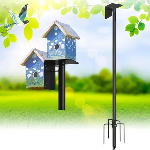 Bird feeder pole mount heavy - mount,