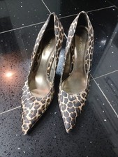 Next Satin Leopard Print Court