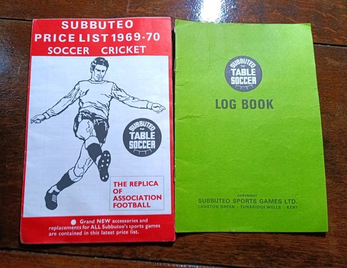 Vintage subbuteo table soccer - vintage,