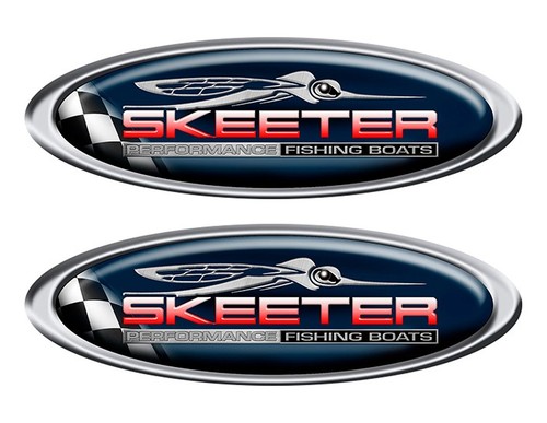 Skeeter oval stickers - skeeter,