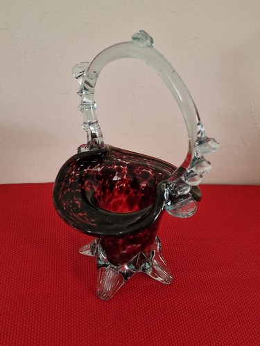 Vintage 1960 murano ruby - vintage, red