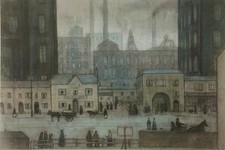 Vintage postcard lowry - postcard, l.s.