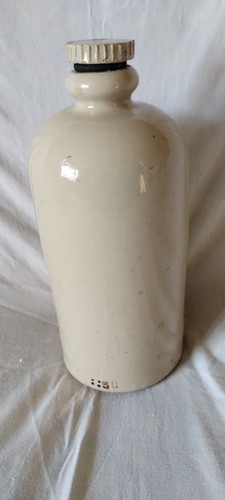 Vintage hot water bottle - water, end
