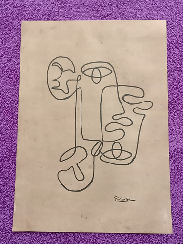 Pablo picasso drawing paper - pablo,