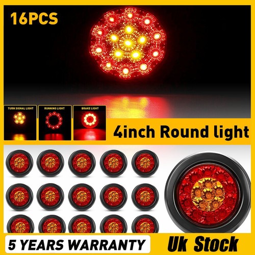 16x round led red amber - round,