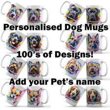 Personalised dog mug - personalised,