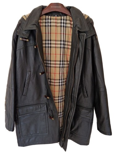 Mens burberry leather - leather, nova