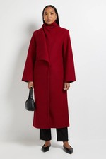 Wallis Cranberry Coat Womens