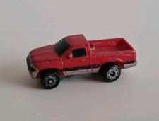 Micro Machines Dodge Ram Pick Up Red Truck Vintage Galoob 1996 Red Toy Car