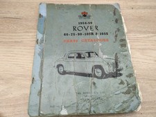 Rover P4 60 75 90 105R 105S 1954-1959 Factory Owners Parts Catalogue PART 4235