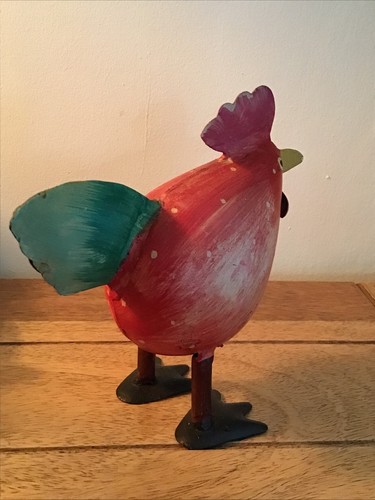 Metal chicken hen - hen, ornament