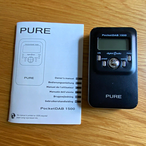 Pure pocketdab 1500 dab - pure, dab/fm