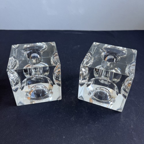 Glass concave optical cube - concave,