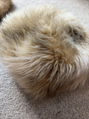 Small faux fur hat vintage - faux,