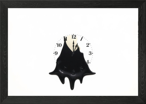 Melting clock face surreal - clock,