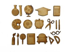 Wooden MDF School Globe Bus