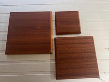 Wooden craft plaques Mahogany