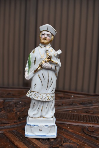 Antique porcelain statue - , of