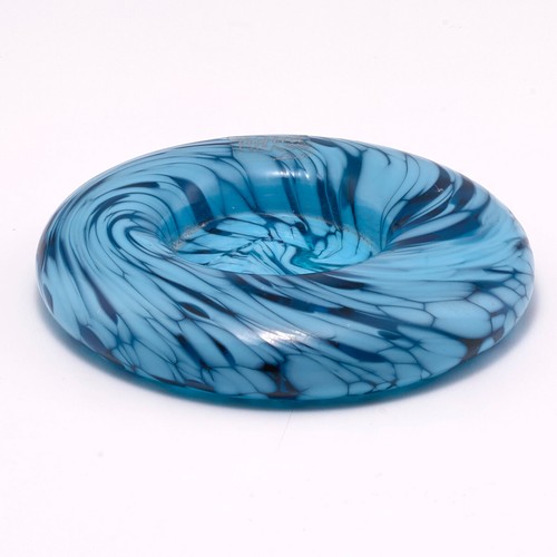 Bath aqua glass tealight - aqua,