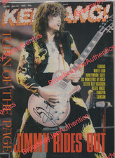JIMMY PAGE signed KERRANG