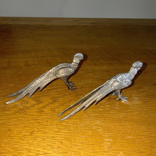 Vintage pheasant figurines - vintage,