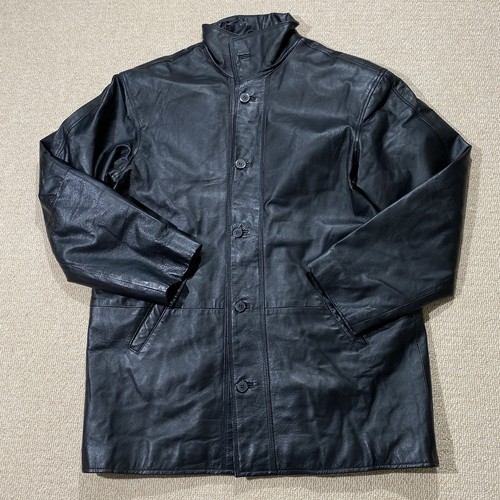 Vintage leather jacket mens - leather, xl