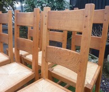 Set of 6 Solid French Oak
