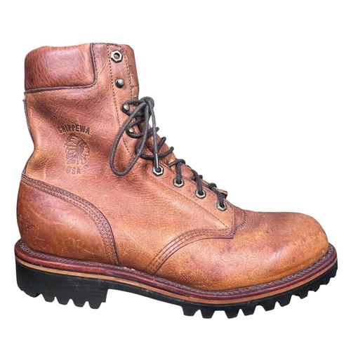Vintage chippewa usa brown - vintage,