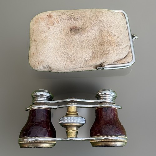 Antique opera glasses crimson - opera,