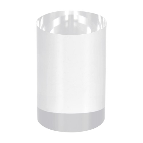 Clear acrylic solid - solid, cylinder