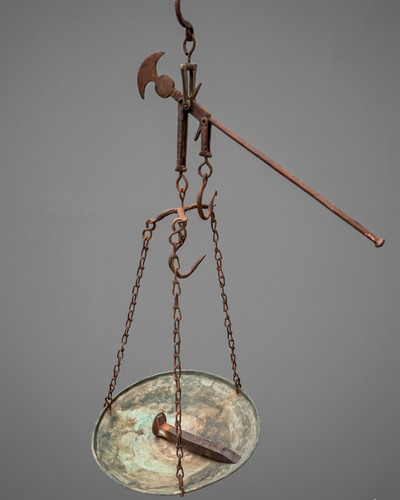 Antique steelyard balance - steelyard,