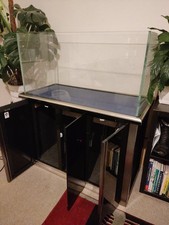 Aquarium optiwhite 200l fish tank with cabinet