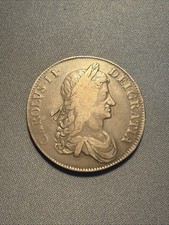 1663 Charles II Crown Silver