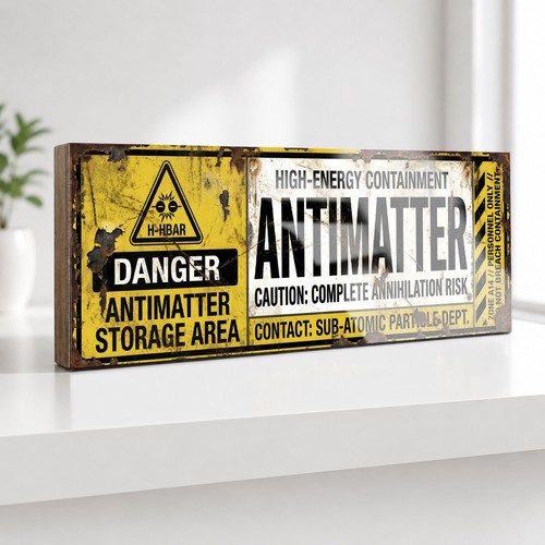 Antimatter danger metal wood - metal,