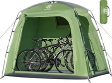 EVER ADVANCED Outdoor Foldable Portable Bike STORAGE TENT Shelter Green - A02