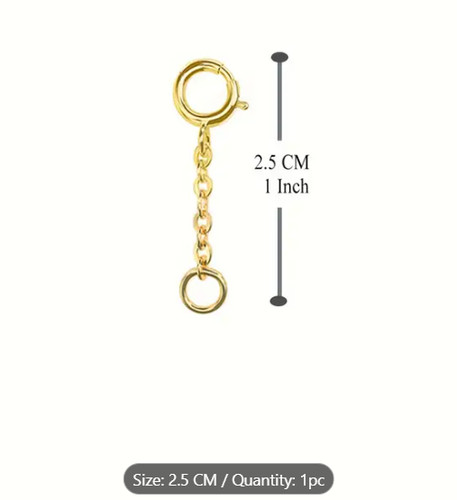Necklance extender golden - extender,