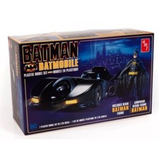 AMT 1:25 1107 1989 Batmobile With Resin Batman Figure Model Kit