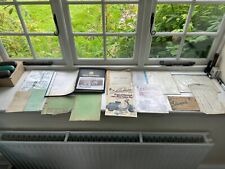 VERY RARE COLLECTION OF BOB WHITE PERSONAL VESPA  SPARE PARTS BOOKS & NOTES