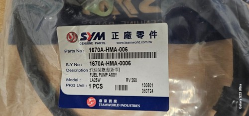 Sym gts250 fuel pump - sym,