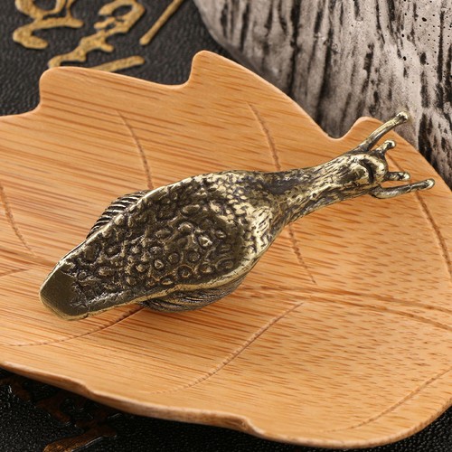 Brass snail ornament - snail,