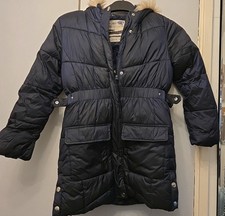Girls Dark Blue Coat 9-10