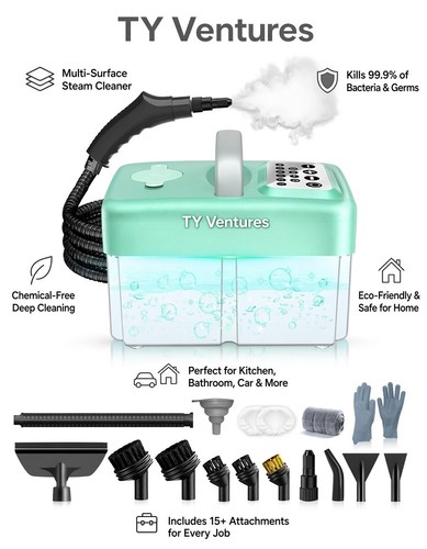 Steam cleaner 1600ml tank - steam,