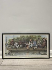 PRINTS BY JEDD LARGE SIZE FRAMED - FISHING BEAT - NINE COMPLEAT ANGLERS