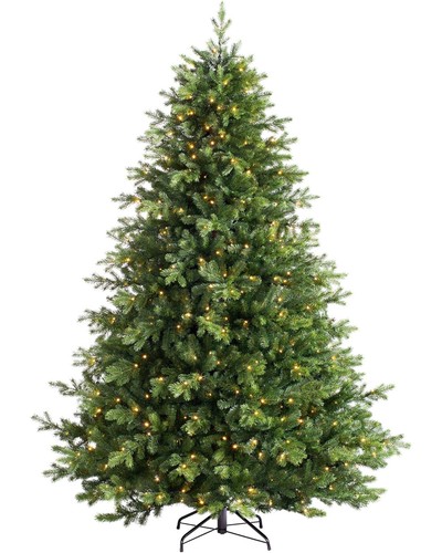 Pre lit christmas tree balsam - christmas,