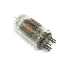 12AU7A   ECC82 Used  Clear Top Side  Getter RCA USA Valve Tubes