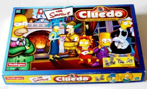 The simpsons cluedo board game - the,