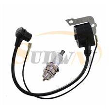 Ignition Coil & Spark Plug Fit Husqvarna Partner K650 K700 K850 K950 K1200 K1250