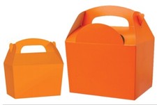Plain Orange Coloured Boxes ~