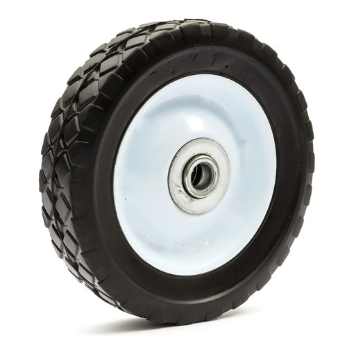 6x1 metal wheel solid pu - wheel,
